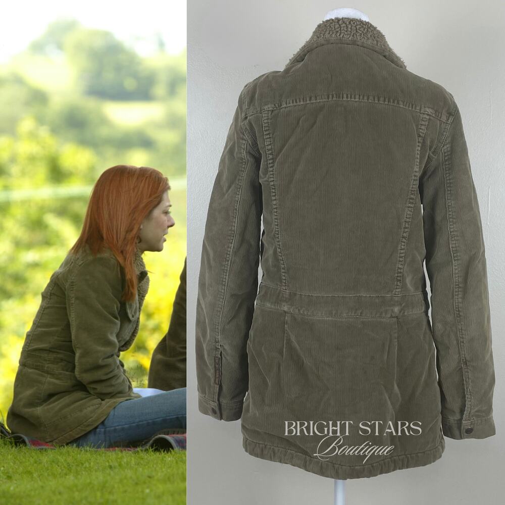 Rare Vintage Corduroy Coat ASO Willow Rosenberg Buffy the Vampire Slayer Green - Picture 2 of 16